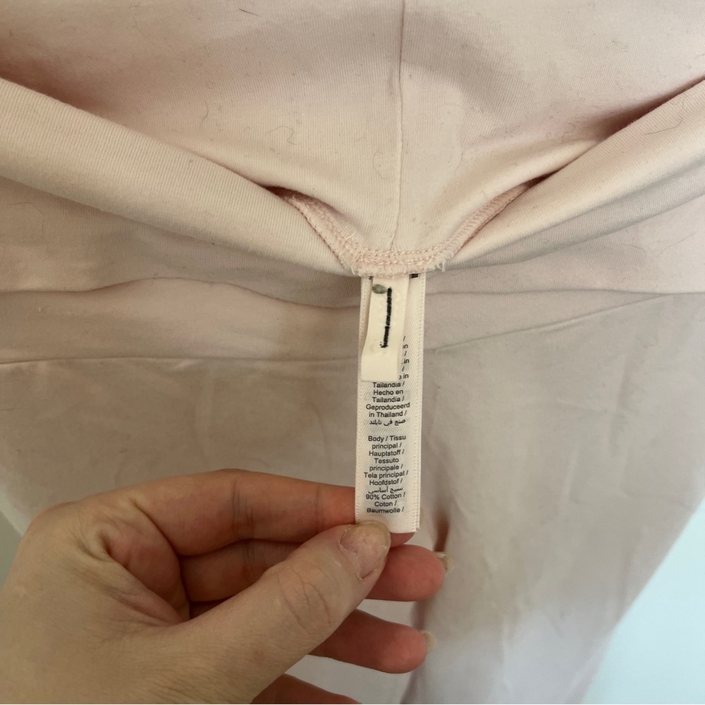 Skims Cotton Jersey Foldover Pant Barely Pink Size Small NWOT - Picture 3 of 5